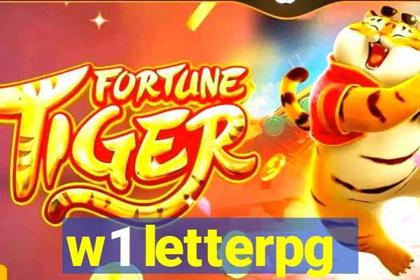 w1 letterpg